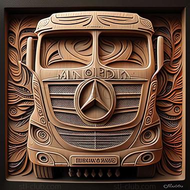 3D мадэль Mercedes Benz Axor (STL)